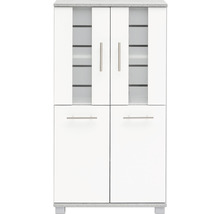 Armoire maxi Möbelpartner Nitro couleur de façade blanc 59,8 x 116,9 x 32,6 cm-thumb-3