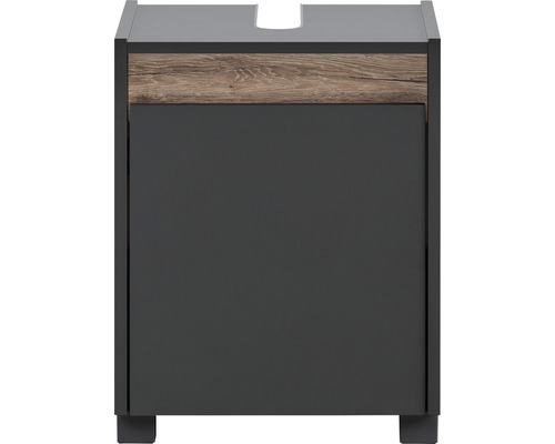 Meuble sous-lavabo avec un tiroir et découpe pour le lavabo