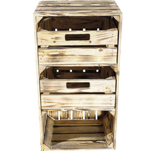 Étagère en bois à quatre niveaux