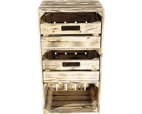 Étagère en bois à quatre niveaux