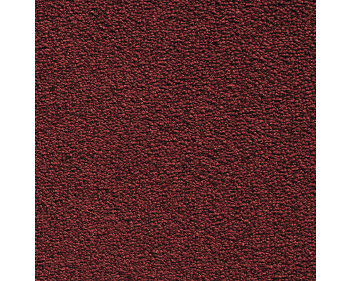 Moquette velours frisé Percy rouge foncé FB20 largeur 400 cm (au mètre)