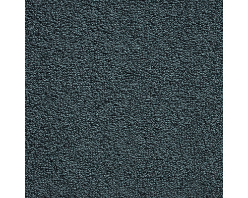Moquette velours frisé Percy bleu foncé FB40 largeur 400 cm (au mètre)