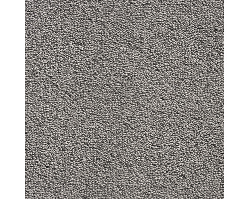 Moquette velours frisé Percy gris FB77 largeur 400 cm (au mètre)