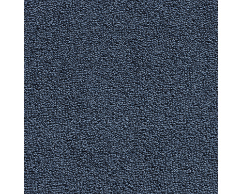 Moquette velours frisé Percy bleu FB85 largeur 400 cm (au mètre)