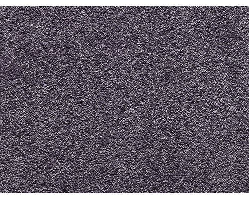 Teppichboden Shaggy Lester lila FB86 400 cm breit (Meterware) Nahaufnahme eines grauen Teppichs