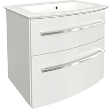 Badmöbel-Set FACKELMANN B.Style 63,2 cm Weiß/Weiß
