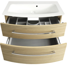 Badmöbel-Set FACKELMANN B.Style 83,2 cm Sand Eiche/Sand Eiche