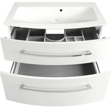 Badmöbel-Set FACKELMANN B.Style 83,2 cm Weiß/Weiß