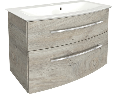 Ensemble de meubles de salle de bains FACKELMANN B.Style 83,2 cm nature Oak/ Oak