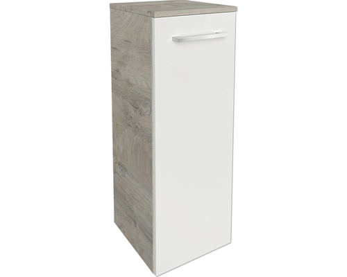 Armoire midi FACKELMANN B.Style à droite 30,2x82,5x32 cm nature Oak/blanc