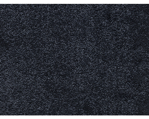 Teppichboden Shaggy Tulip marineblau FB77 400 cm breit (Meterware) Nahaufnahme einer dunklen, strukturierten Oberfläche.