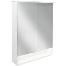 Spiegelschrank FACKELMANN 60 x 23.1 x 80.9 cm weiß 2-türig LED