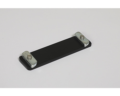 Butée de porte coulissante en métal et plastique