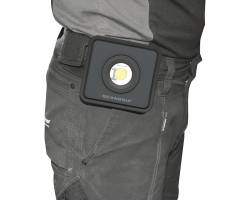 Lampe à batterie avec clip pour fixation à la ceinture