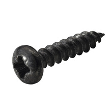 Vis à bois noire avec tête bombée