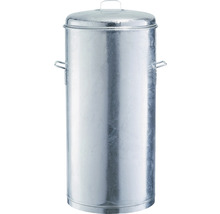 Réservoir collecteur pour poubelle en tôle d'acier 60 l galvanisé à chaud-thumb-0