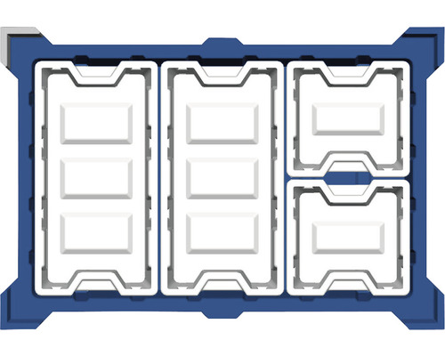 Aufbewahrungsbox mit Fächern zur Werkzeugorganisation