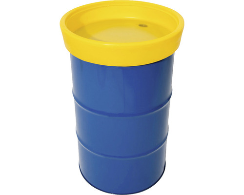 Entonnoir à fûts Falcon avec couvercle et tamis plastique 27 l Poubelle en plastique avec couvercle jaune