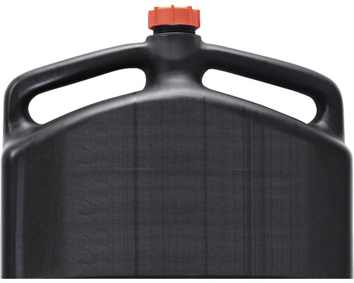 Bac de récupération d''huile en plastique avec bouchon rouge