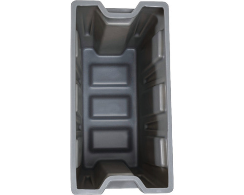 Bac de compartimentage pour conteneur empilable PolyPro 300 l plastique gris 351x667x440 mm