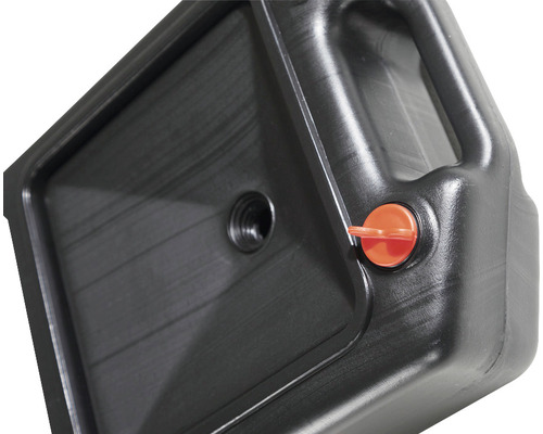 Bac de récupération d''huile avec bouchon de vidange et poignée de transport