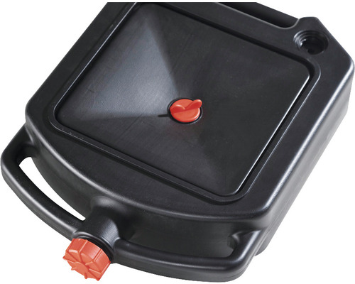 Bac de récupération d''huile en plastique avec bouchon de vidange