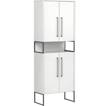 Hochschrank Möbelpartner Limone BxHxT 65,2 x 183,4 cm x 33,1 cm Frontfarbe weiß
