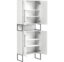 Hochschrank Möbelpartner Limone BxHxT 65,2 x 183,4 cm x 33,1 cm Frontfarbe weiß