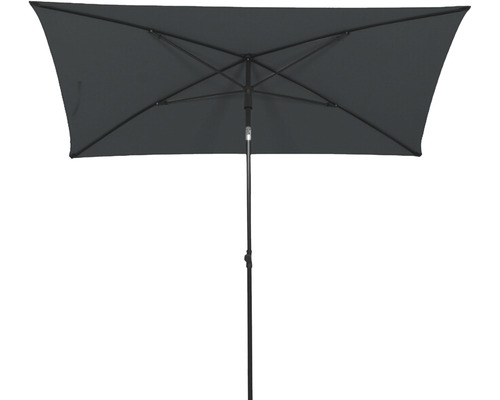 Parasol à mât centré City Siena Garden anthracite/gris 14 Parasol rectangulaire avec mât
