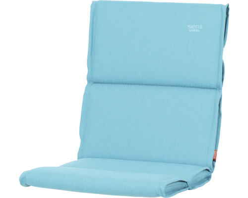 Galette d'assise pour fauteuil Stella 96 x 46 cm bleu