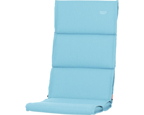 Galette d'assise pour fauteuil Stella 120 x 48 cm bleu