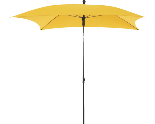 Parasol à mât centré City Siena Garden anthracite/jaune 18
