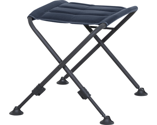 Tabouret de camping Siena Garden Premium bleu foncé