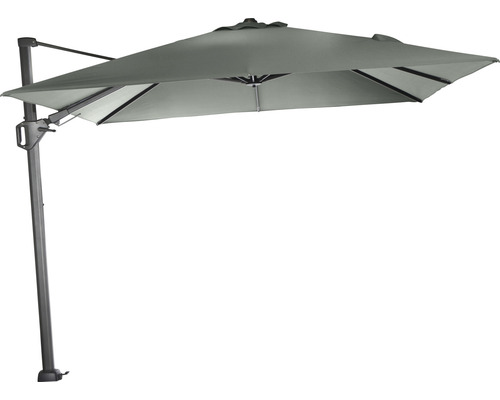 Parasol déporté Siena Garden Sunset 300 x 300 cm olive Parasol à bras libre pour le jardin ou la terrasse