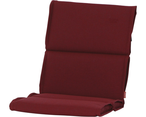 Galette d'assise pour fauteuil Stella 96 x 46 cm rouge