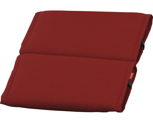 Galette de chaise Stella 48 x 48 cm rouge