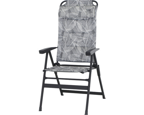 Chaise de camping Siena Garden RPET 67,5 x 61 x 121 cm anthracite