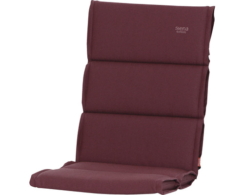 Galette d'assise pour fauteuil Stella 110 x 48 cm vieux rose Coussin de chaise de jardin avec dossier haut
