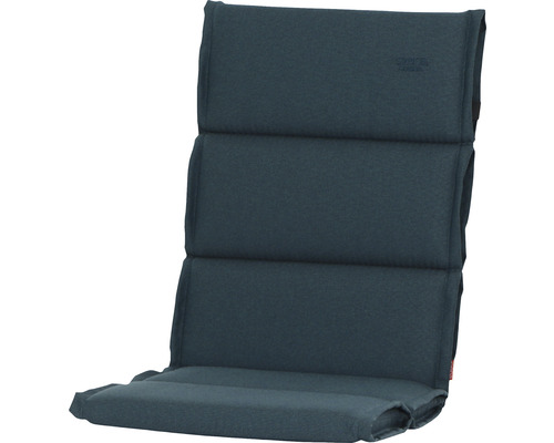 Galette d'assise pour fauteuil Stella 110 x 48 cm pétrole Coussin de sol avec dossier pour s''asseoir confortablement par terre