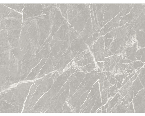 Papier peint panoramique intissé 38227-1 The Wall marbre gris blanc 7 pces 371 x 280 cm