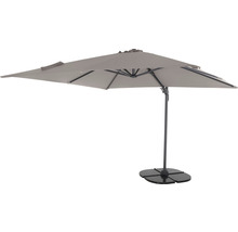 Parasol carré avec support pour le jardin