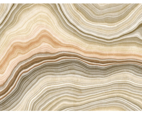 Papier peint panoramique intissé 38229-1 The Wall quartz beige marron 7 pces 371 x 280 cm