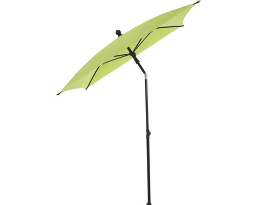 Parasol de jardin ouvert avec armature