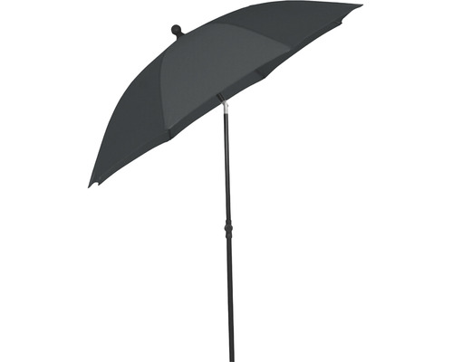 Parasol ouvert avec armature
