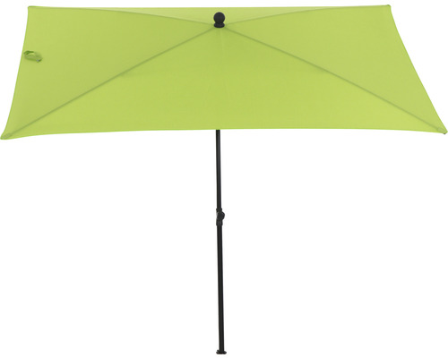 Parasol rectangulaire avec armature noire