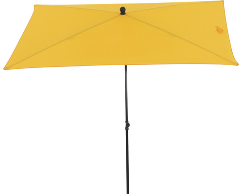 Parasol rectangulaire avec mât noir