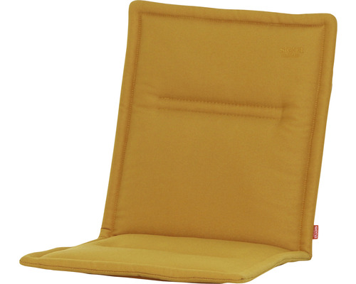 Galette d'assise pour fauteuil Musica 100 x 48 cm jaune