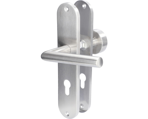 Edelstahl Türbeschlag mit Hebel