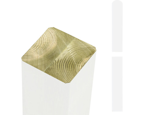 Poutre en bois en coupe transversale