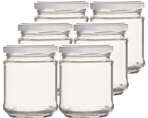 Ensemble Pot en Verre avec Couvercle Réservoir Scelle 6 Pieces - SOUMARI